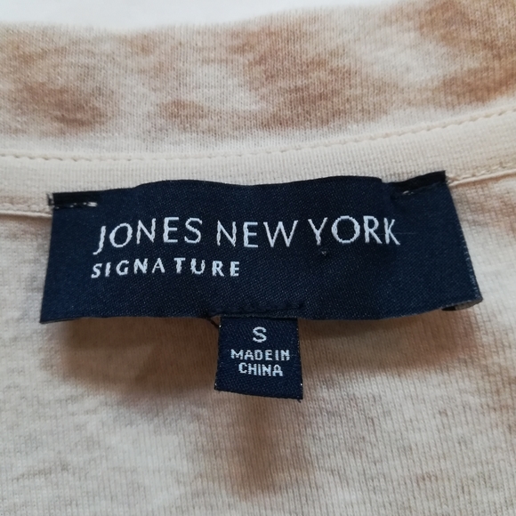 Jones New York Beige V Neck Cardigan & Tank With Lace - Excellent Condition - Picture 5 of 7